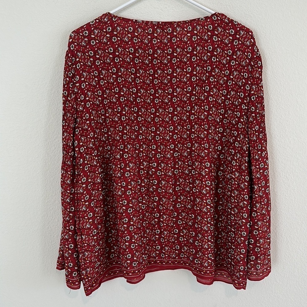 Max Studio Boho Pleated Blouse - image 7